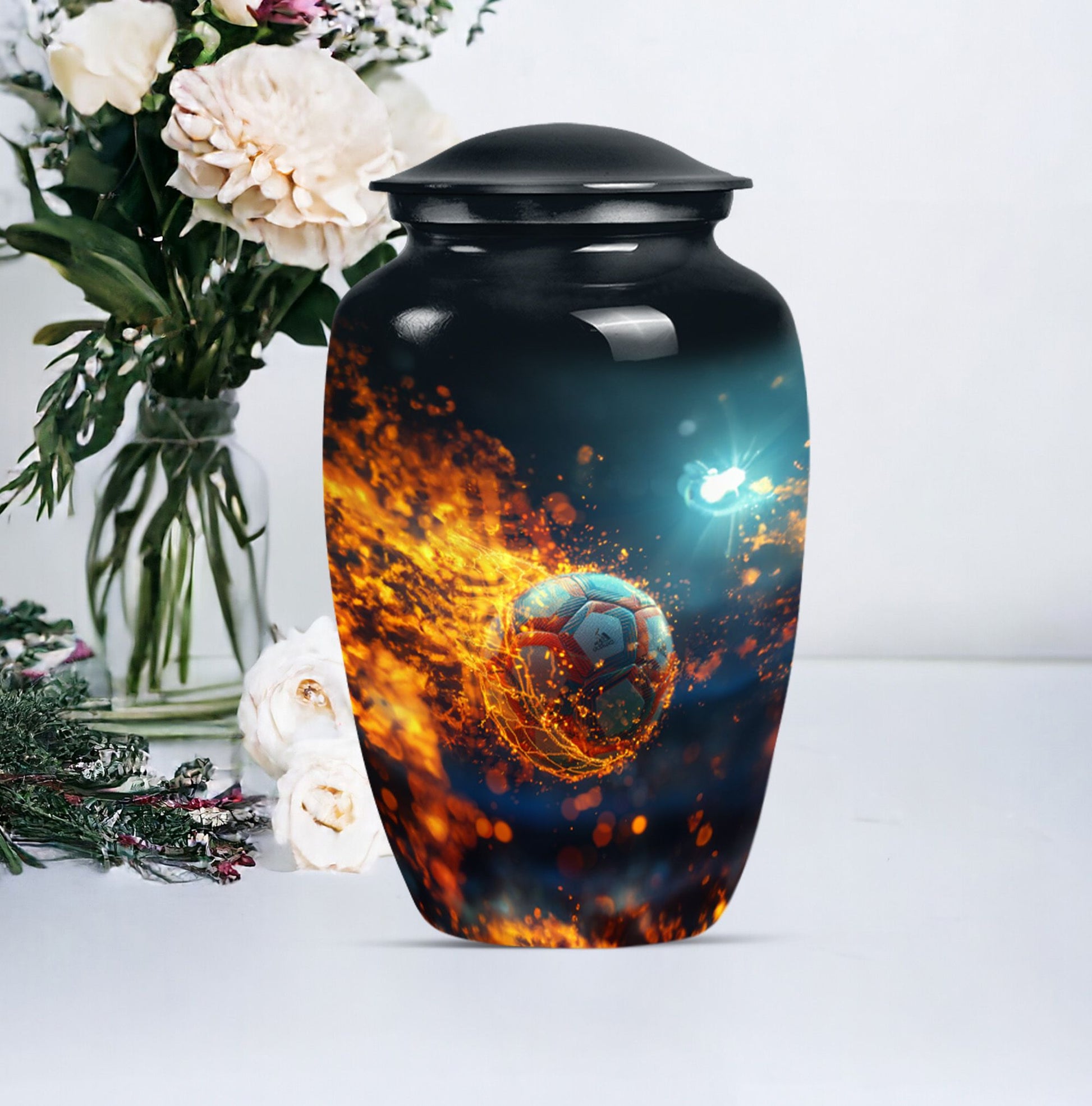 Unique Football Urn for Adult Cremated Ashes