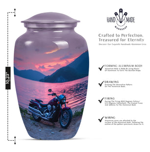 Bike Cremation Urn For Cremated Human Ashes