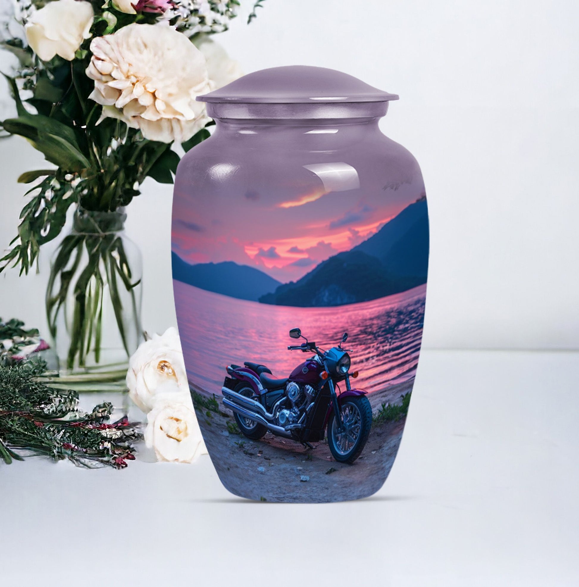 Bike Cremation Urn For Cremated Human Ashes