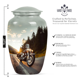 Bike Funeral Cremation Urn For Human Remains