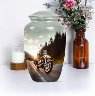 Bike Funeral Cremation Urn For Human Remains