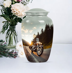 Bike Funeral Cremation Urn For Human Remains