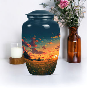 Sunset Large Urn for Human Cremated Remains