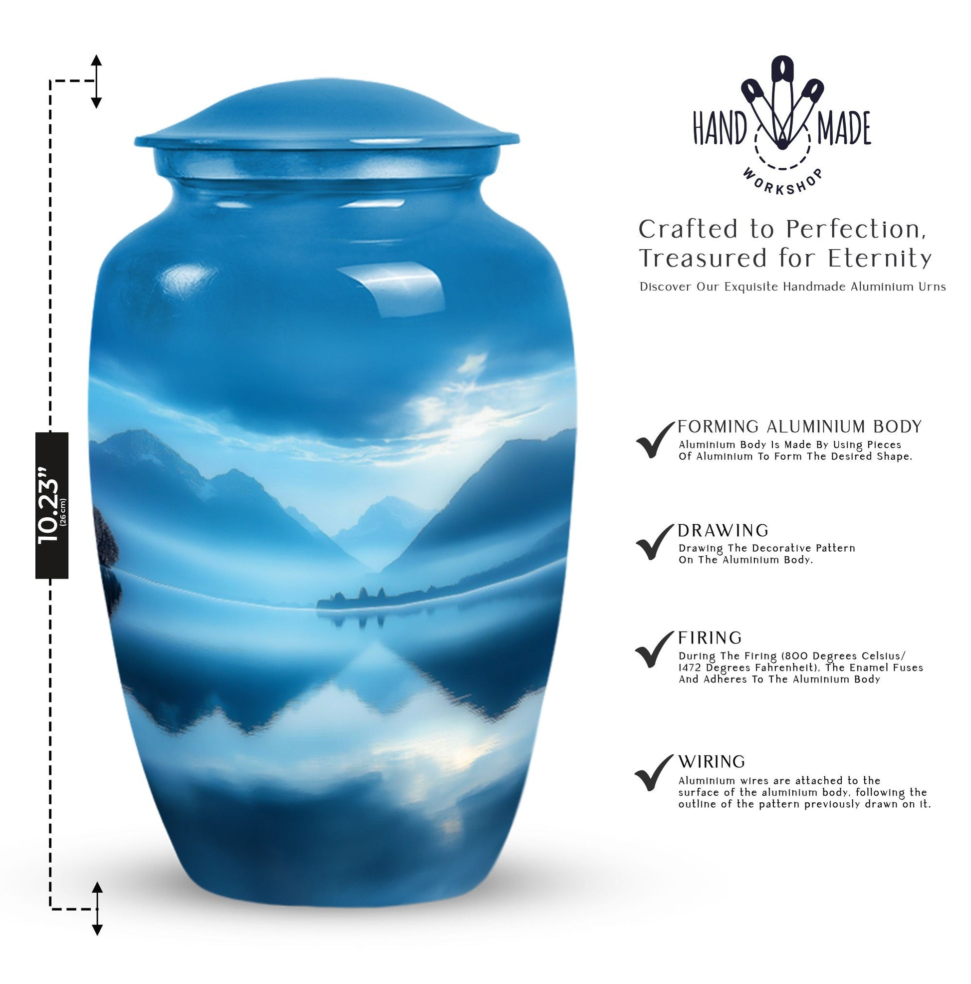 Mountain Funeral Cremation Urn For Human Remains