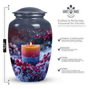 Candle Cremation Urn for Human Ashes