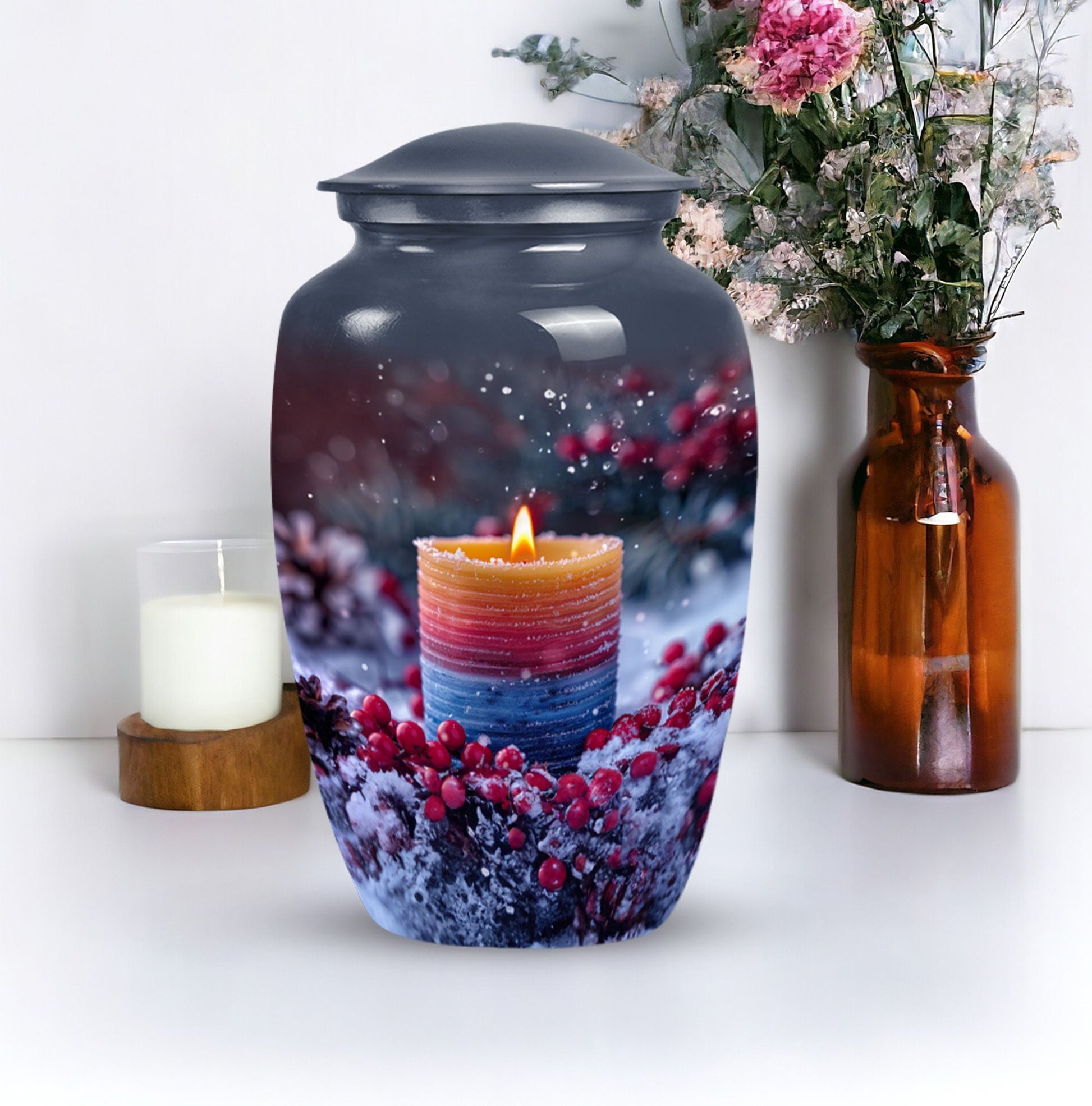 Candle Cremation Urn for Human Ashes