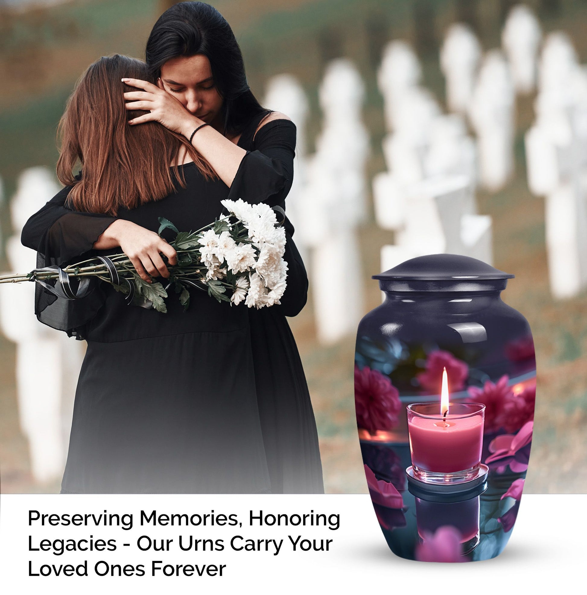 Candle Cremation Container For Adult Human Ashes