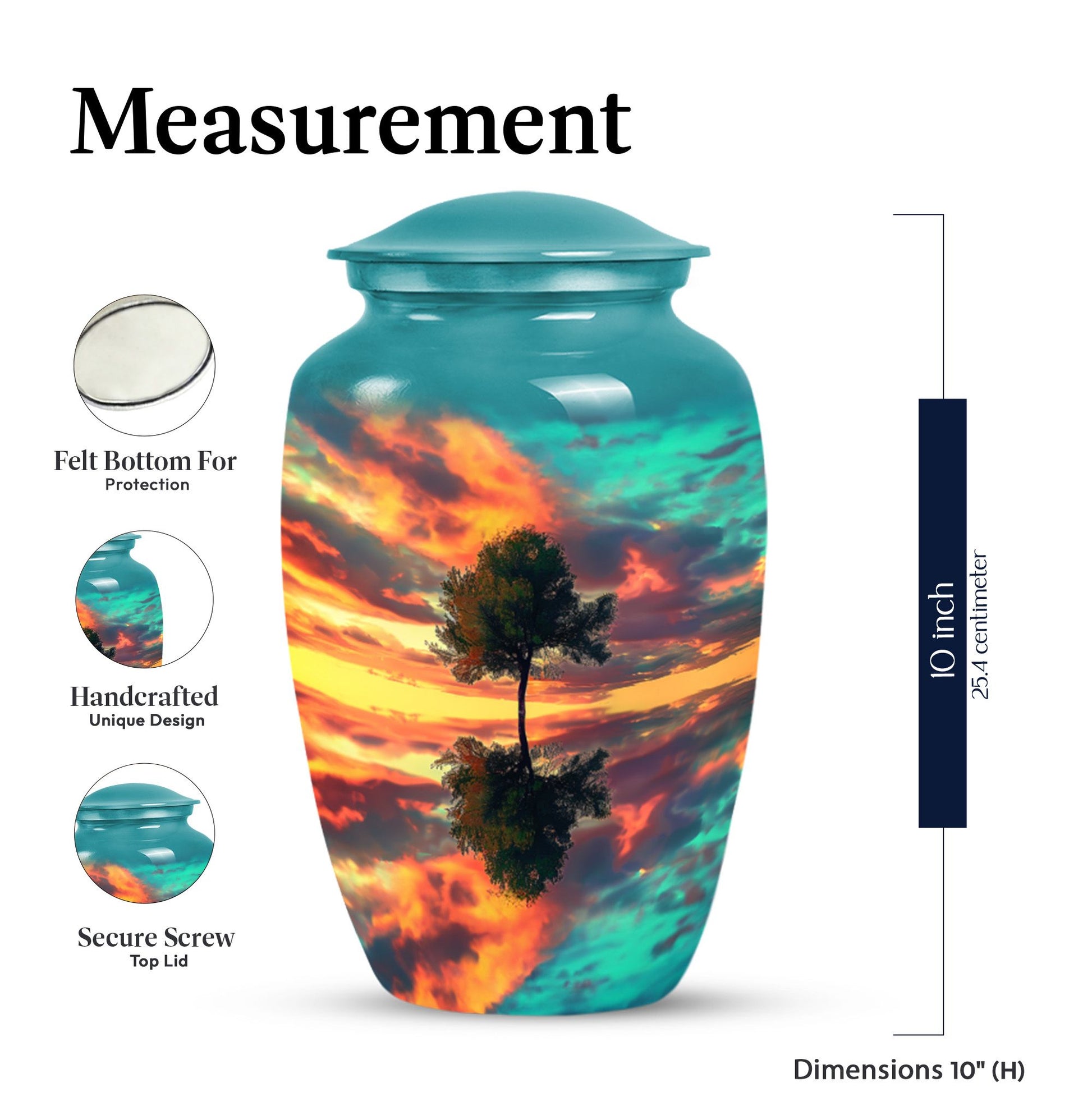 Tree of Life Memorial Urn for Adult Human Ashes