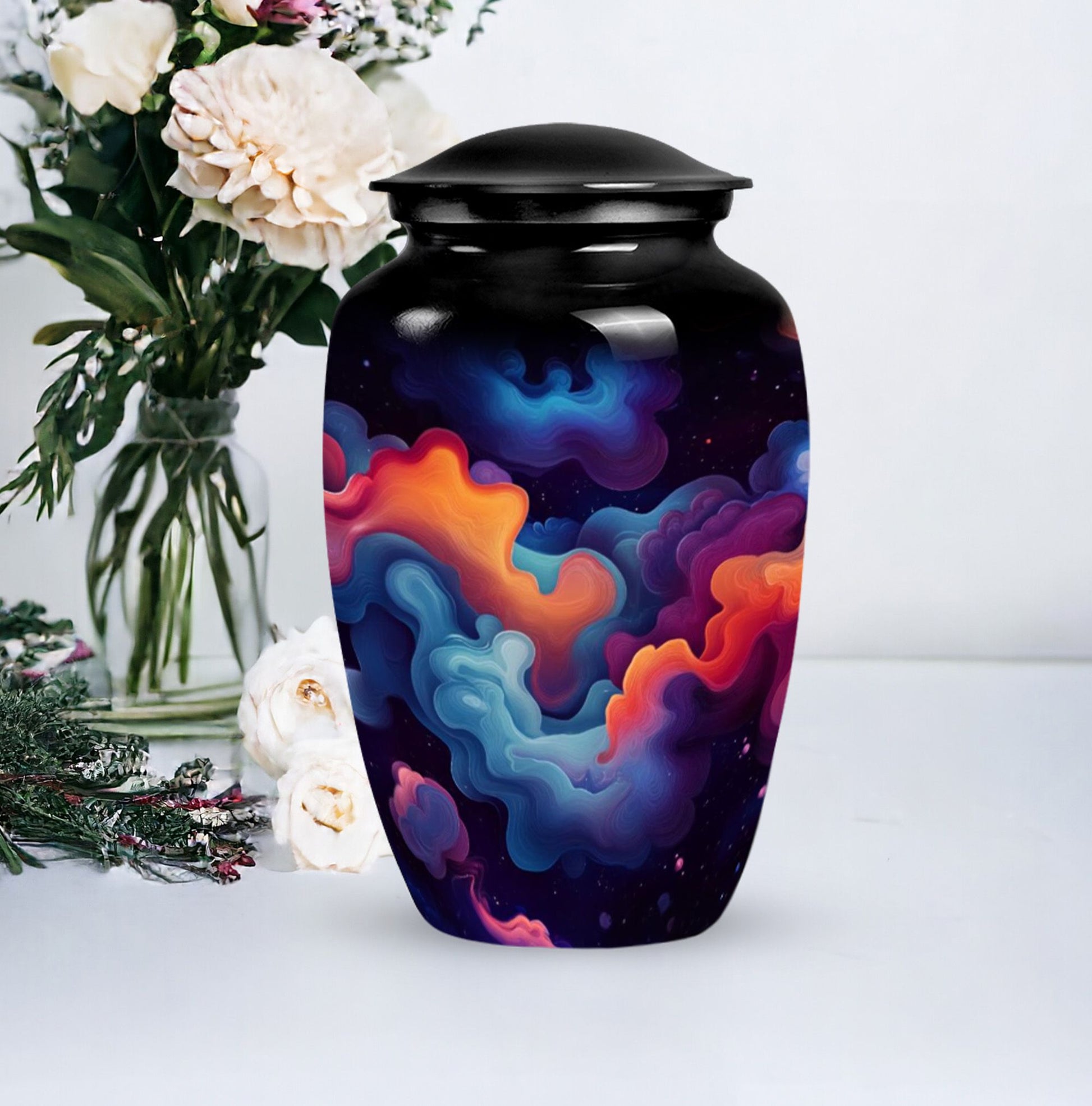 Abstract Urn for Cremated Ashes - Large Urn For Cremation