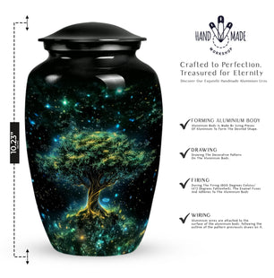 Tree of Life Large Cremation Urn for Human Ashes