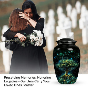 Tree of Life Large Cremation Urn for Human Ashes