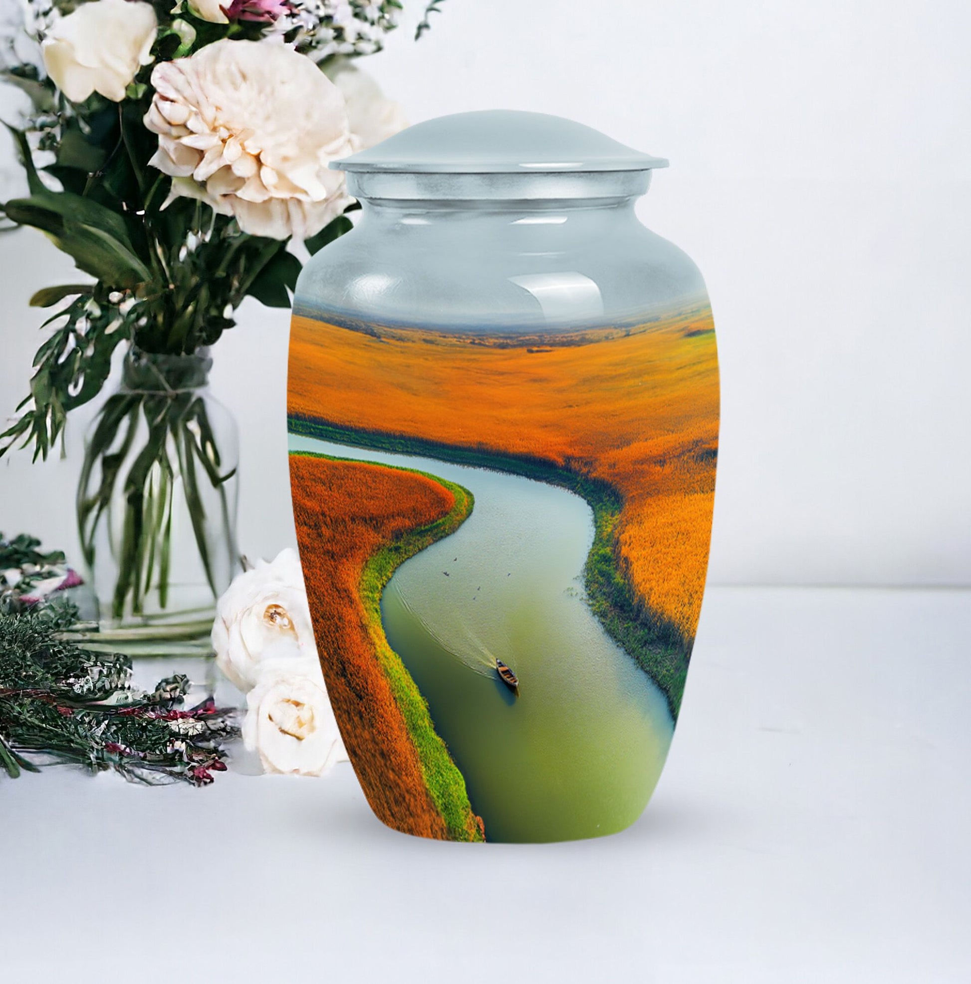 River Cremation Urn for Human Ashes