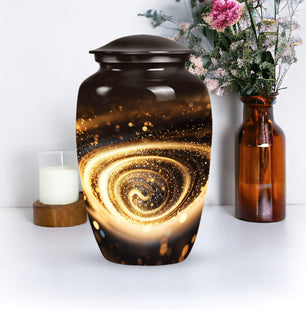 Abstract Unique Memorial Cremation Urn for Adults