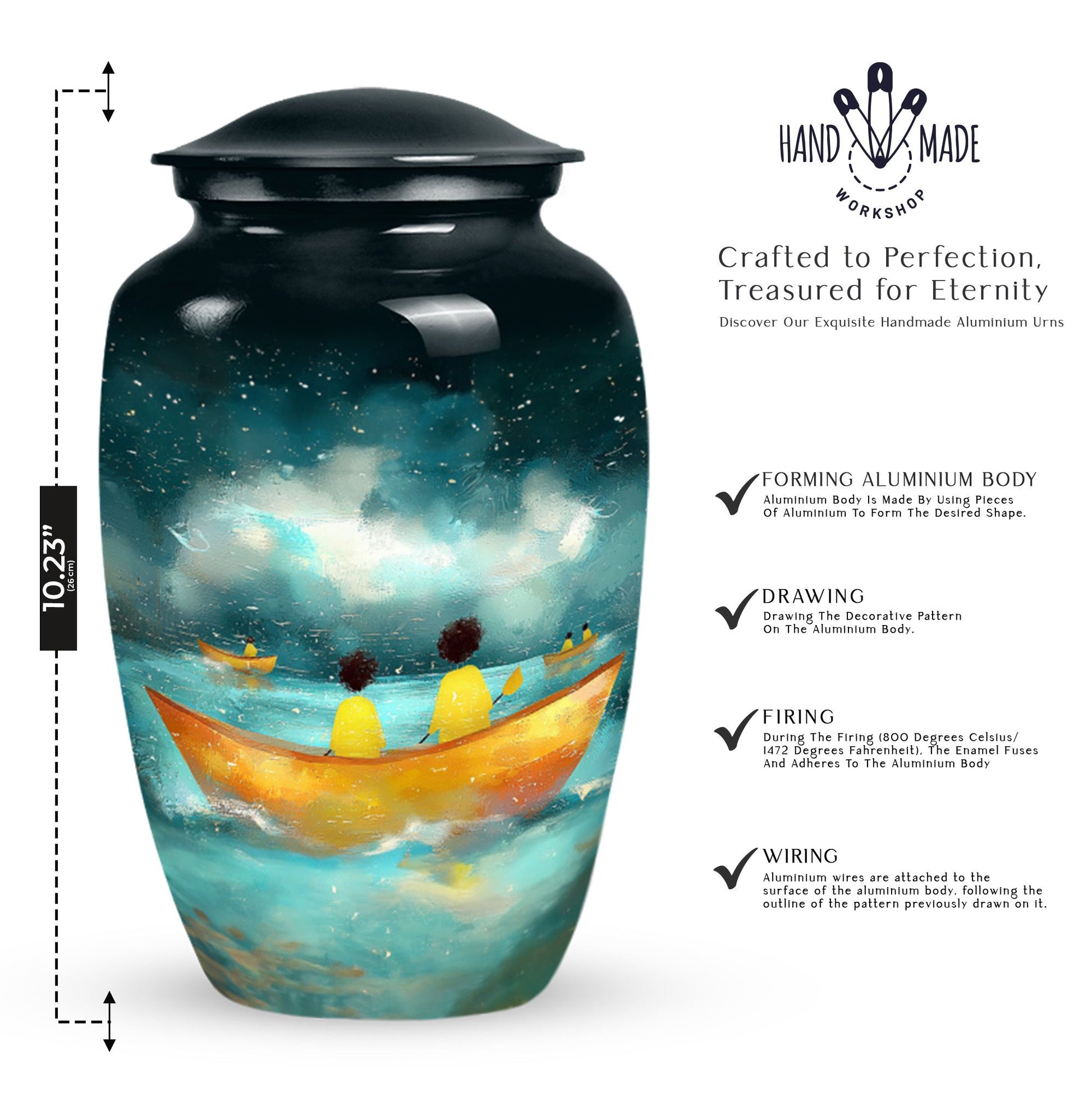 Boat Funeral Cremation Urns For Adult Human Remains