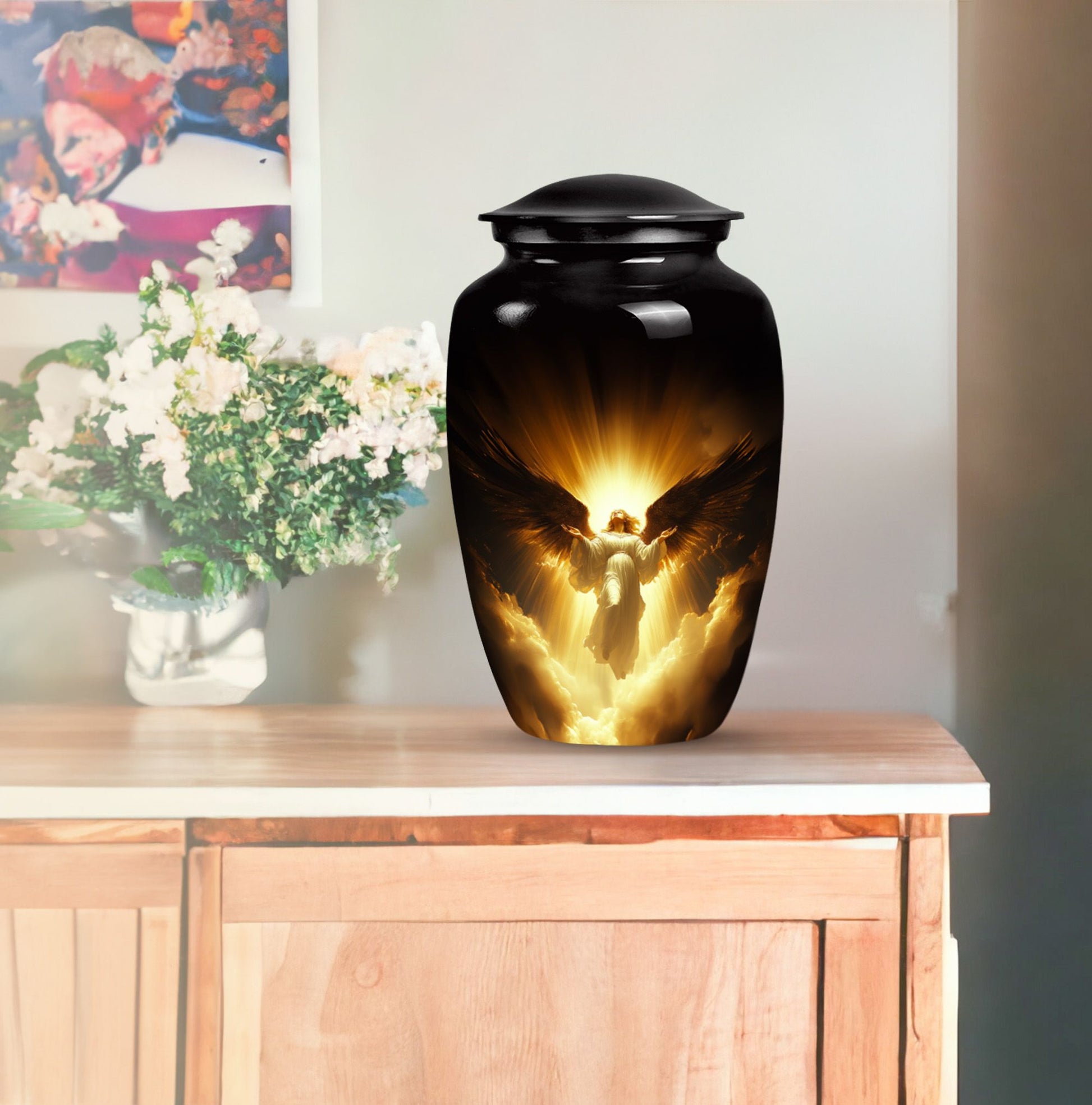 Beautiful Angel Cremation Urn for Human Ashes