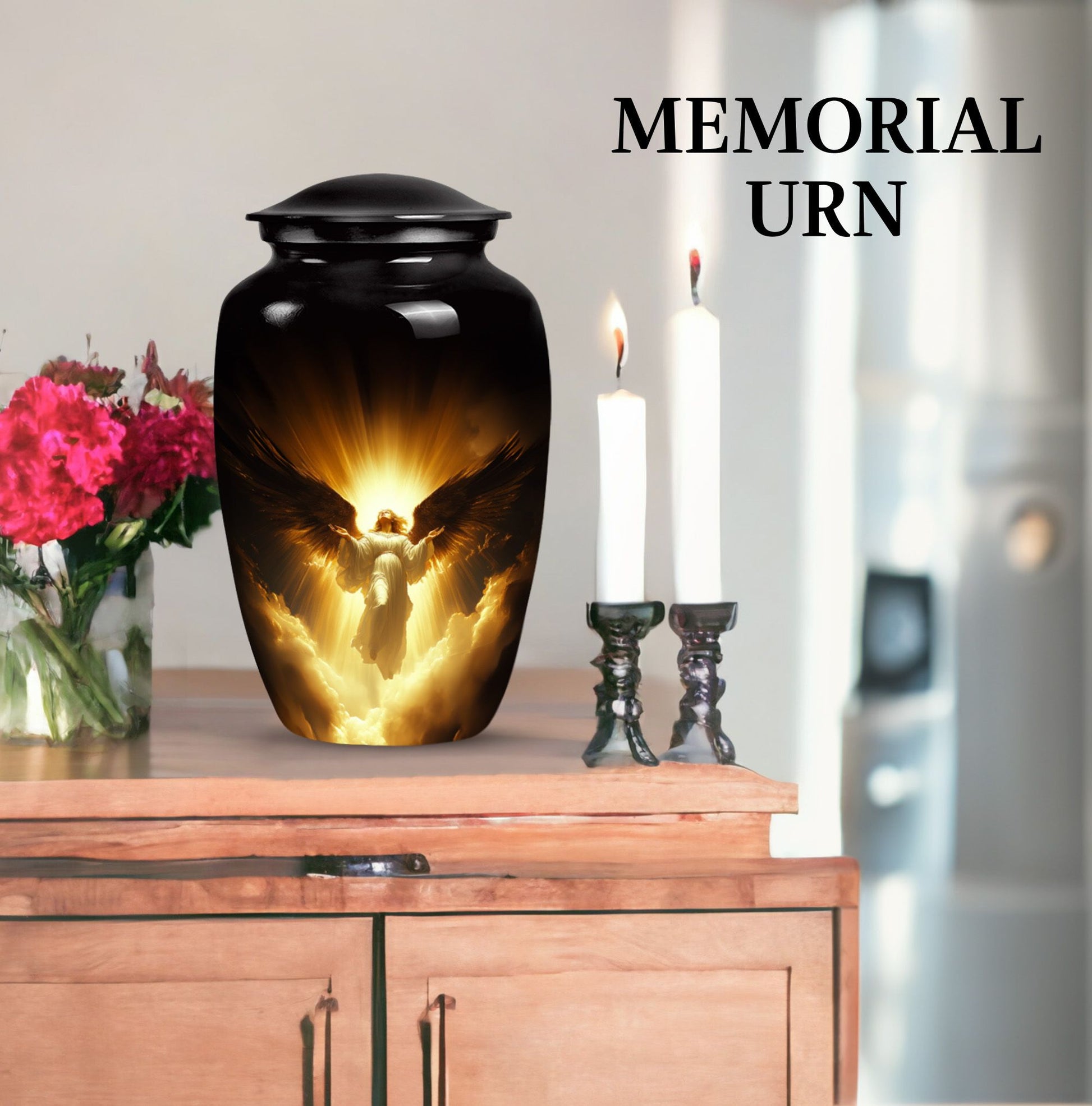 Beautiful Angel Cremation Urn for Human Ashes