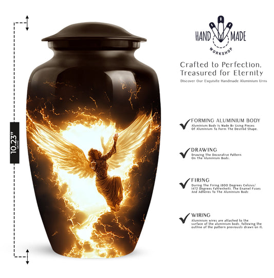 Angel Memorial Cremation Urn for Adult Ashes