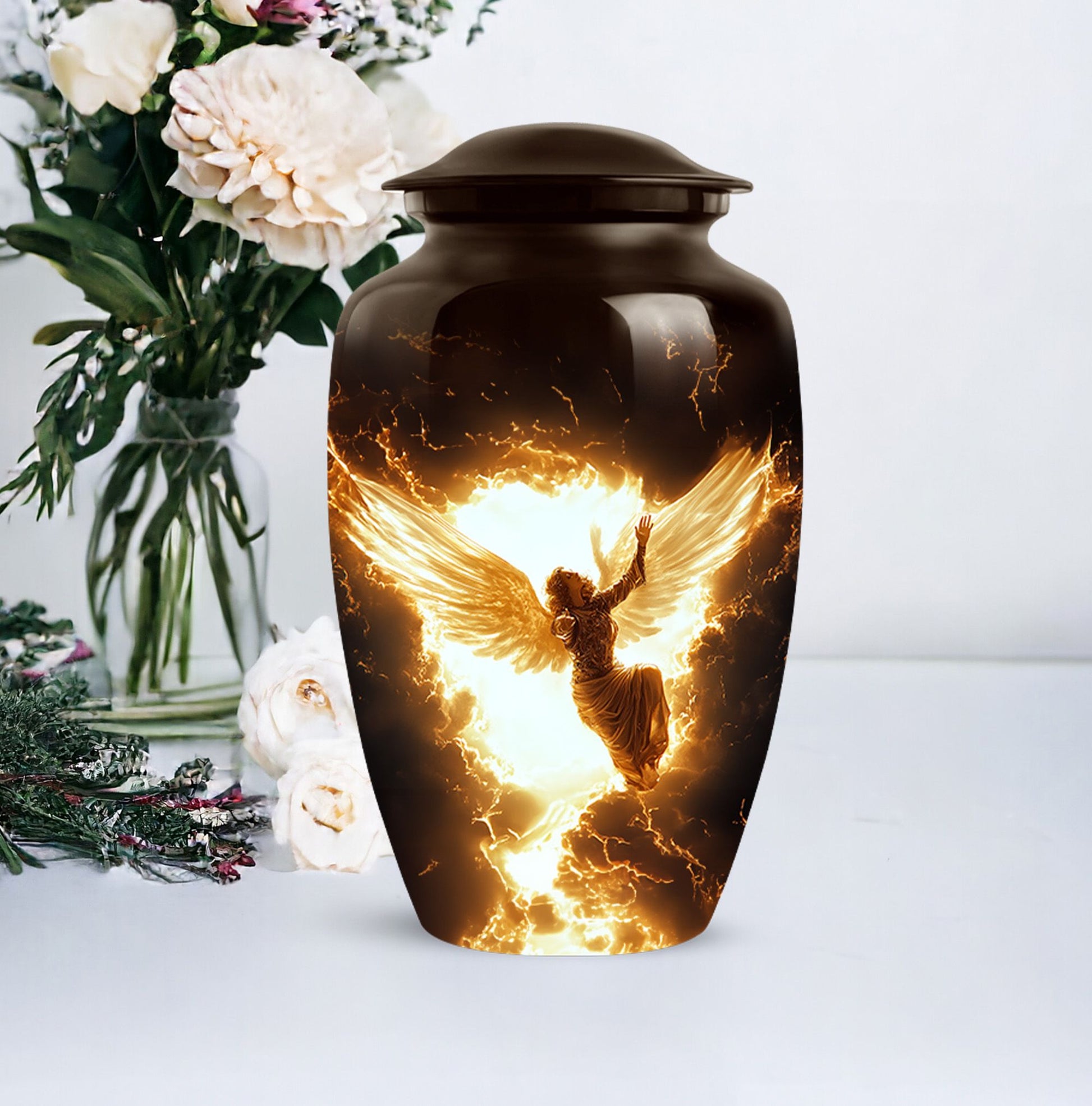 Angel Memorial Cremation Urn for Adult Ashes