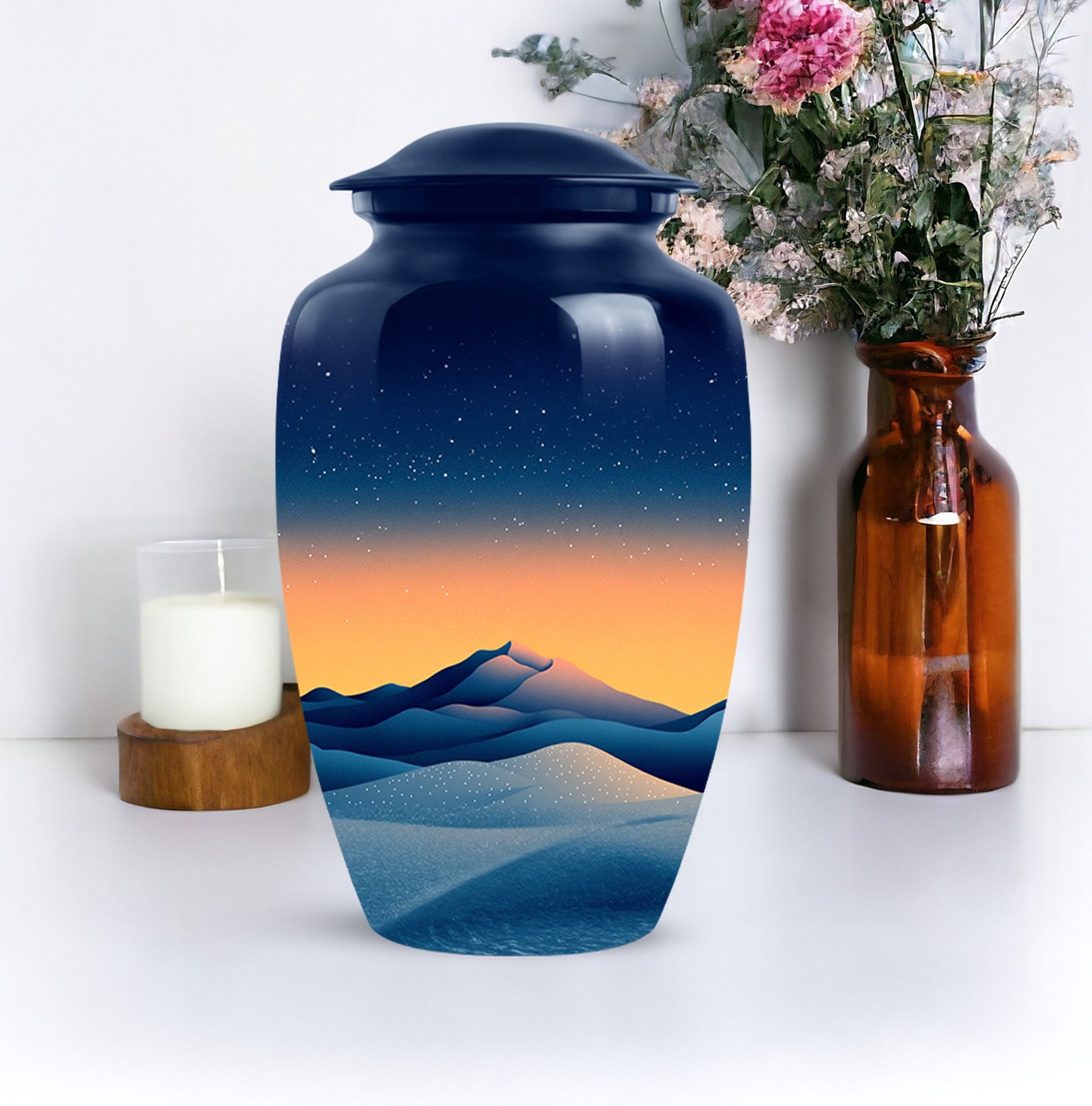 Memorial Sky Cremation Urn for Human Ashes