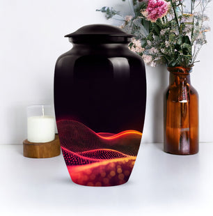 Abstract Memorial Keepsake Urn for Ashes