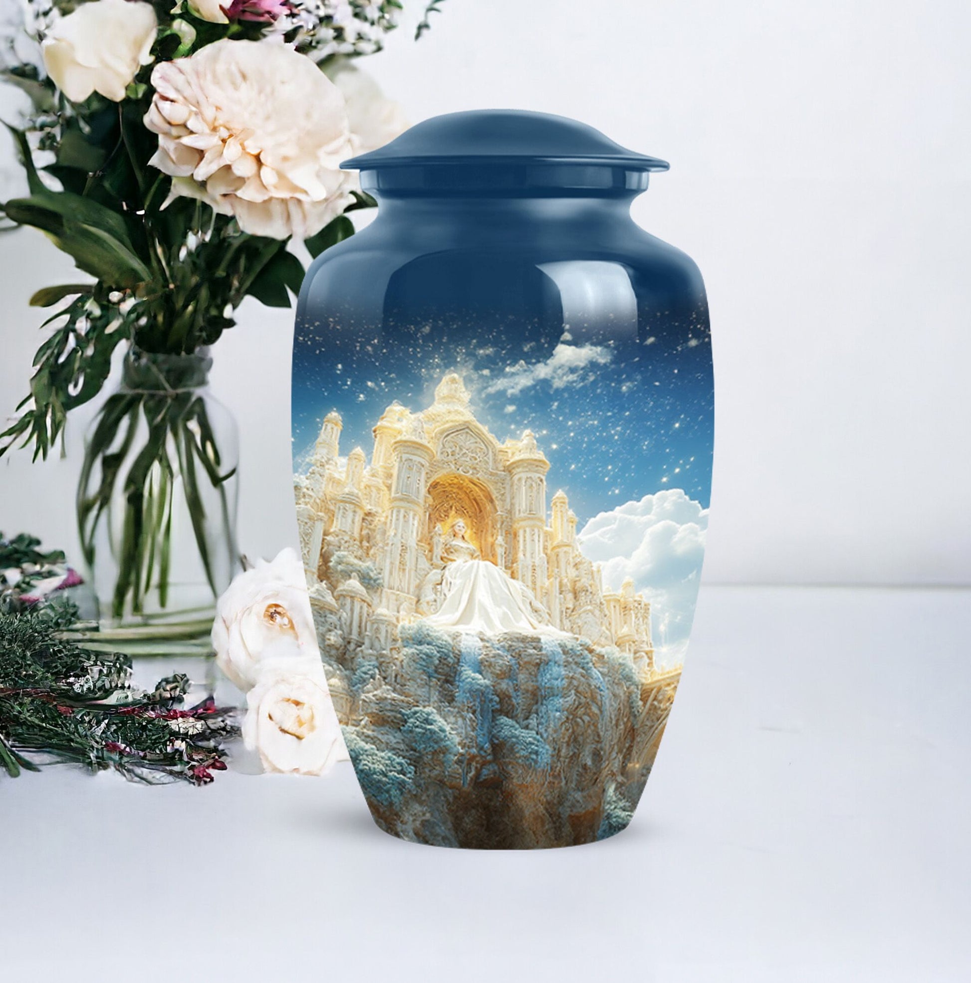 Angel Funeral Cremation Container For Human Remains