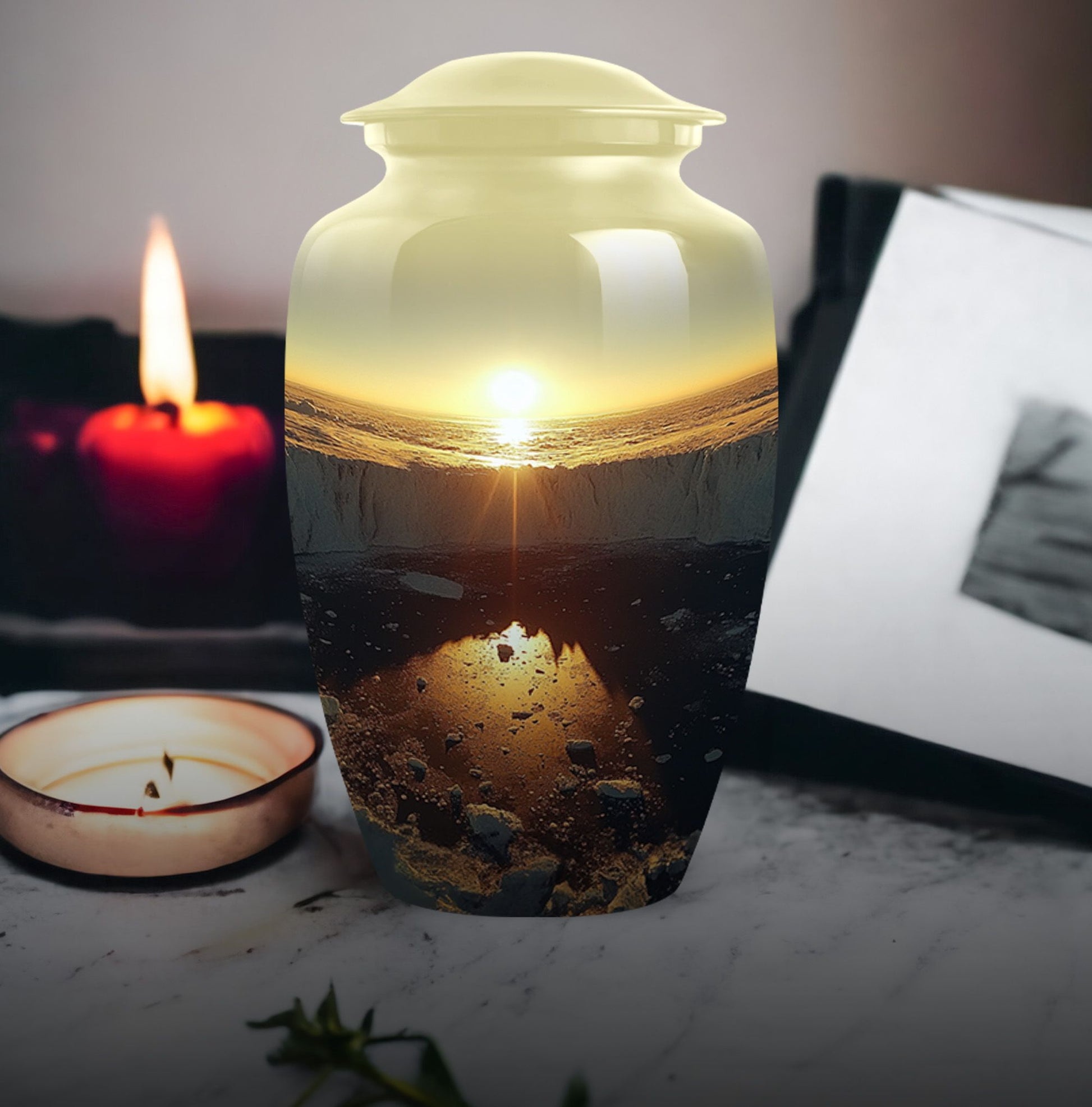 Beautiful River Urn for Cremated Remains