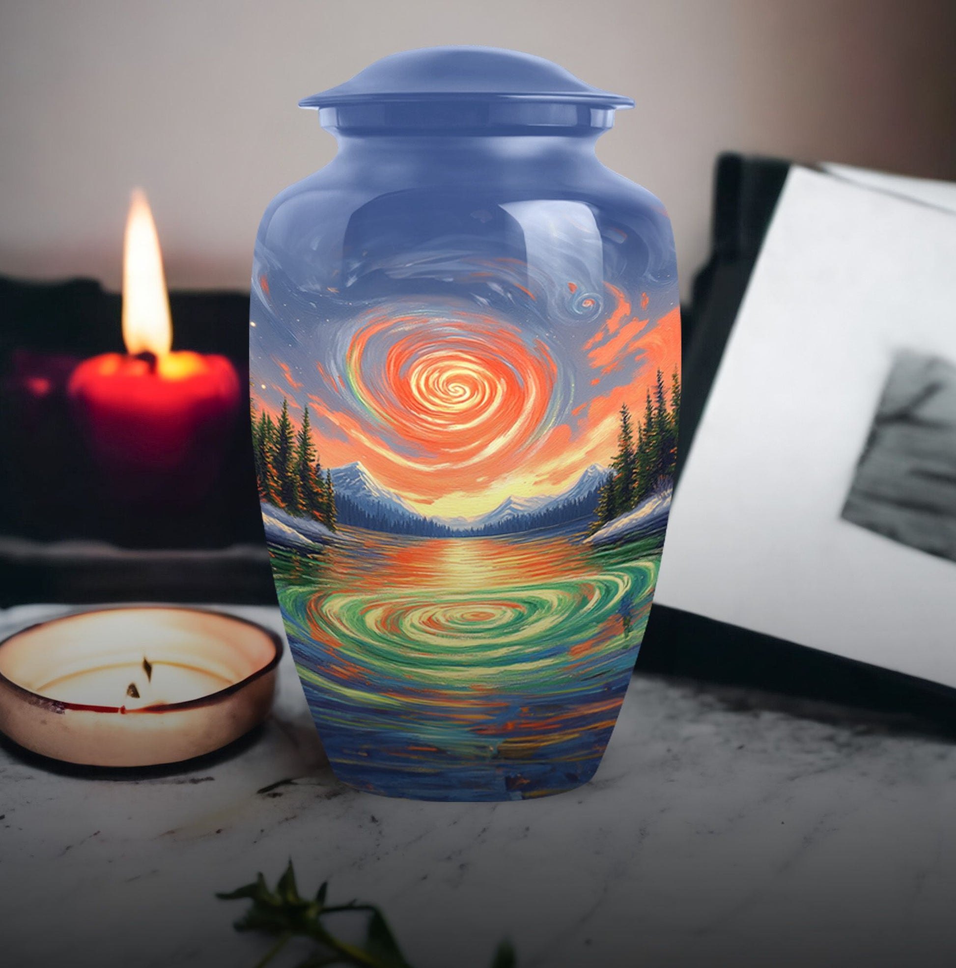 Memorial River Cremation Urn for Adult Human Ashes