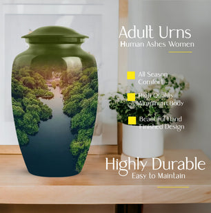 Unique Memorial River Cremation Urn for Human Ashes