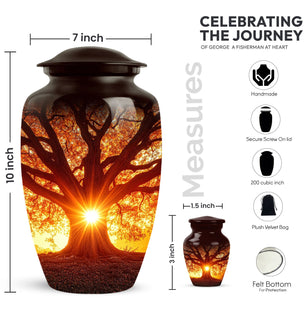 Tree of Life Decorative Cremation Urn for Ashes