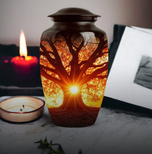 Tree of Life Decorative Cremation Urn for Ashes