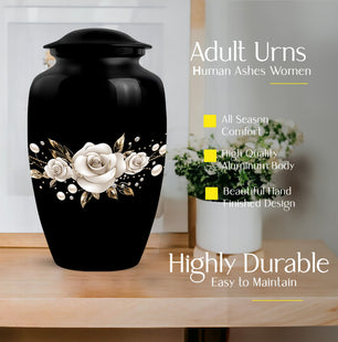 Rose Funeral Cremation Container For Human Ashes