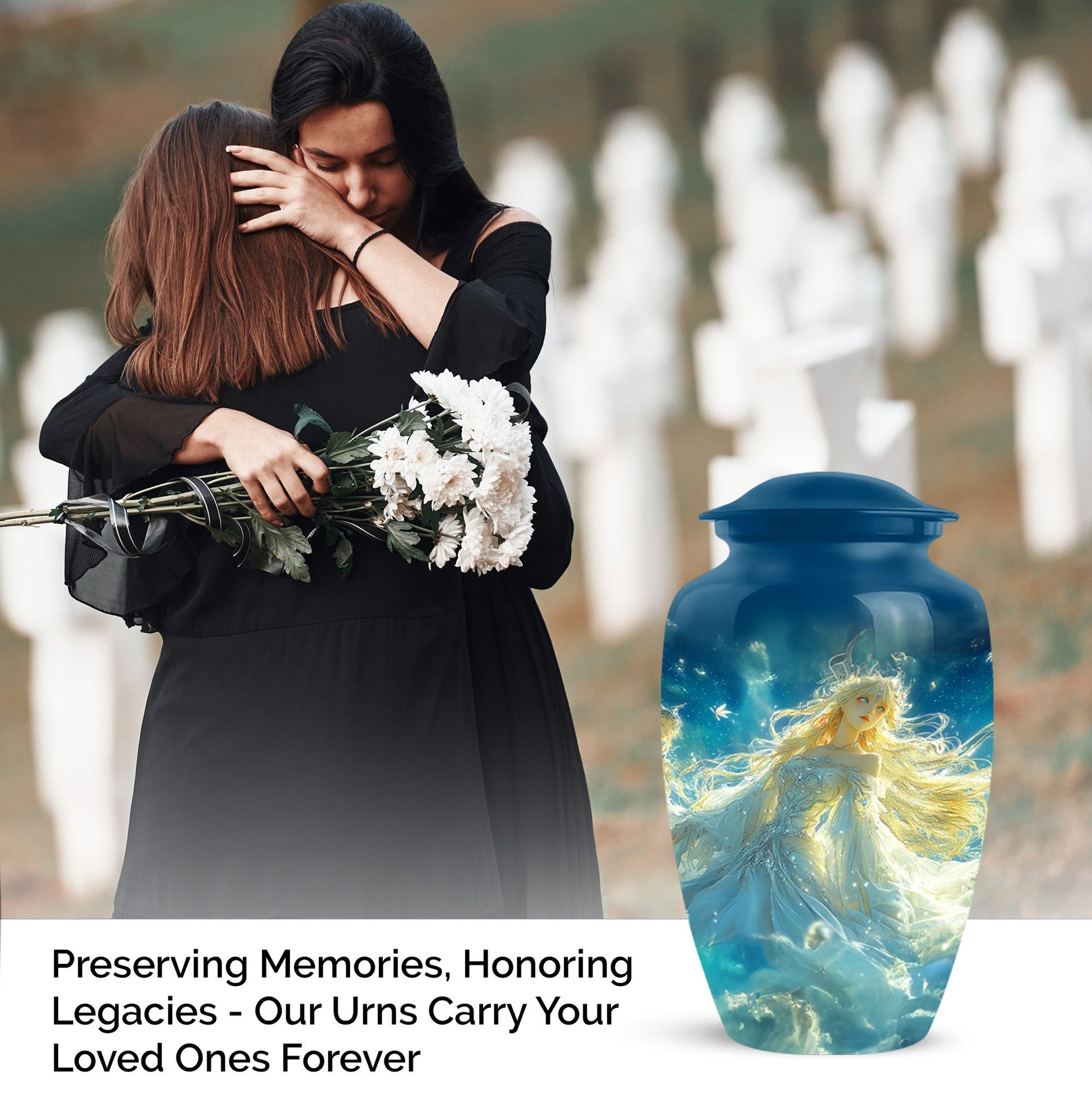 Angel Cremation Urn For Cremated Human Remains