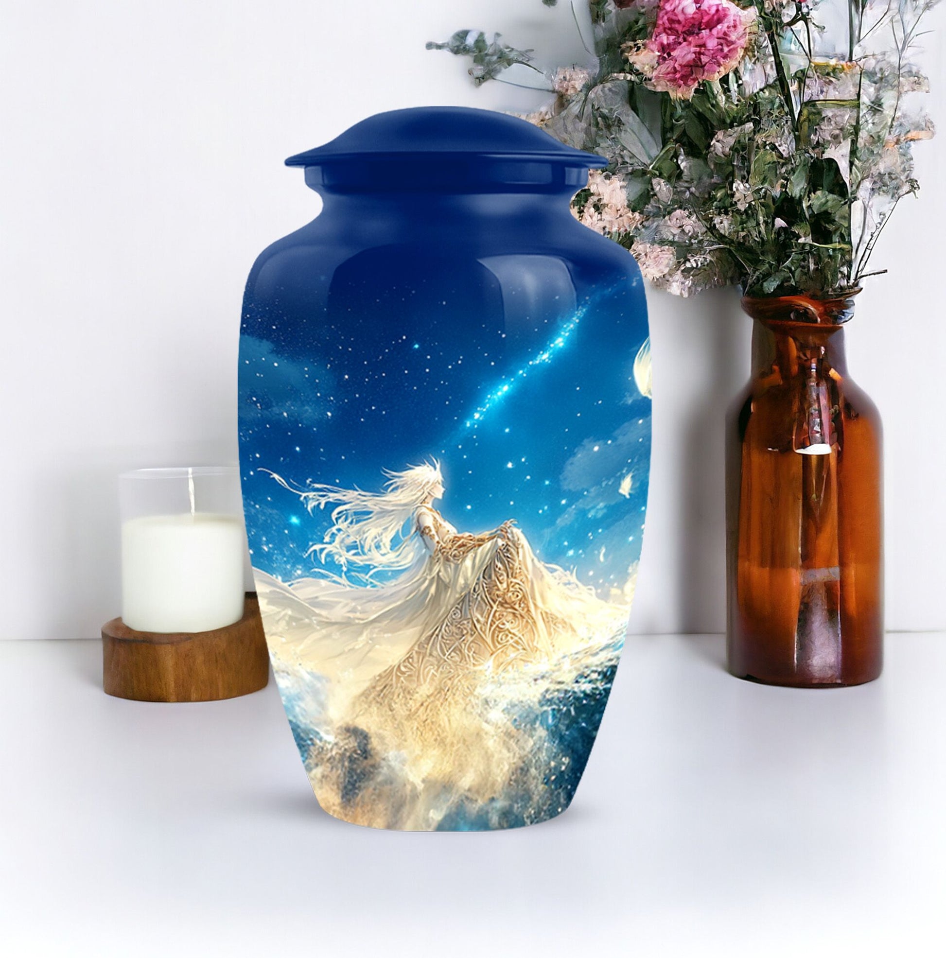 Angel Cremation Container for Adult Remains