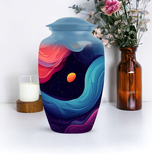 Large Sky Cremation Urn for Adult Ashes