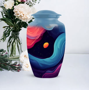 Large Sky Cremation Urn for Adult Ashes