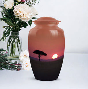 Sunset Cremation Urn For Adult Human Ashes