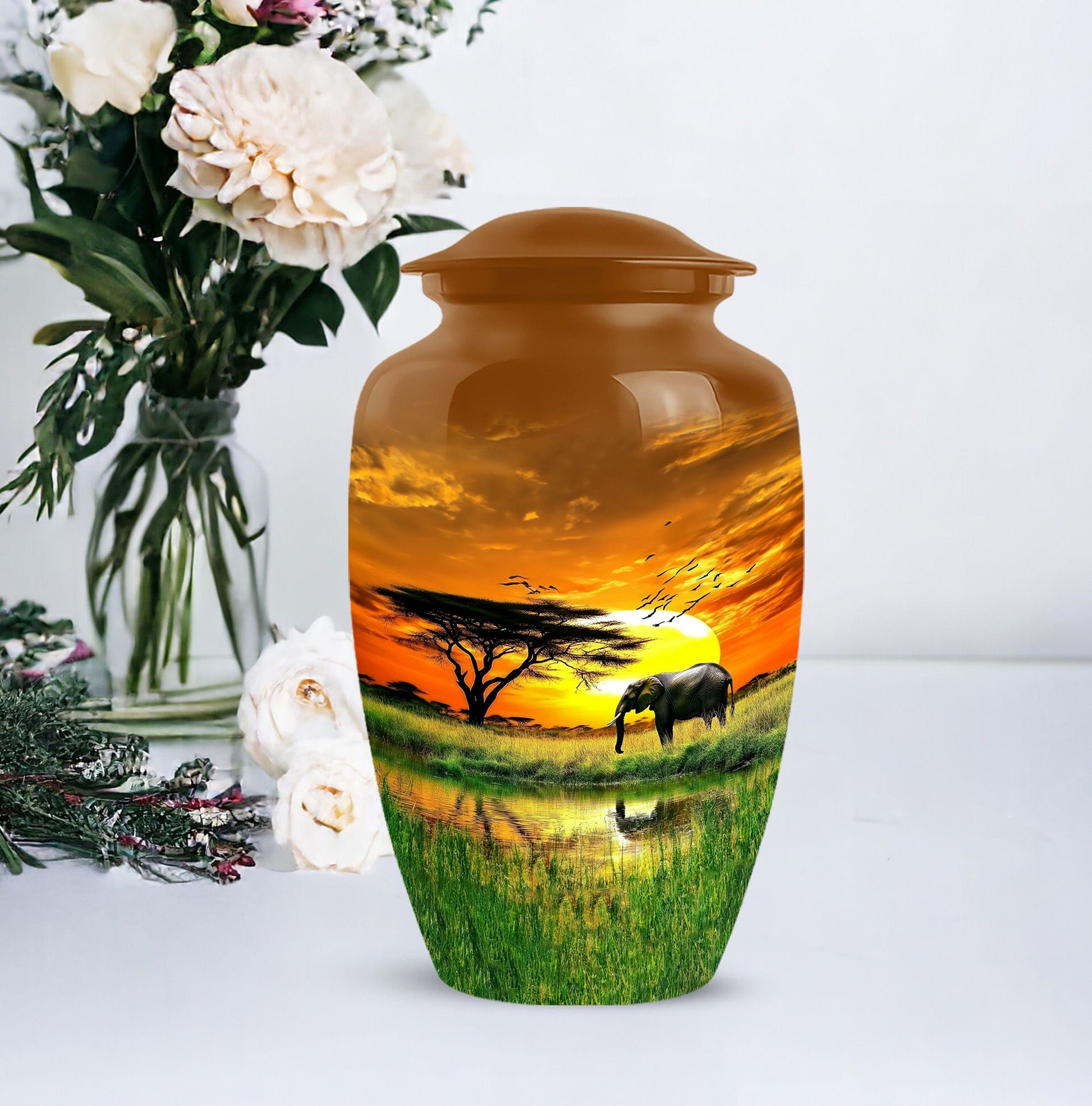 Sunset Large Urn for Human Ashes