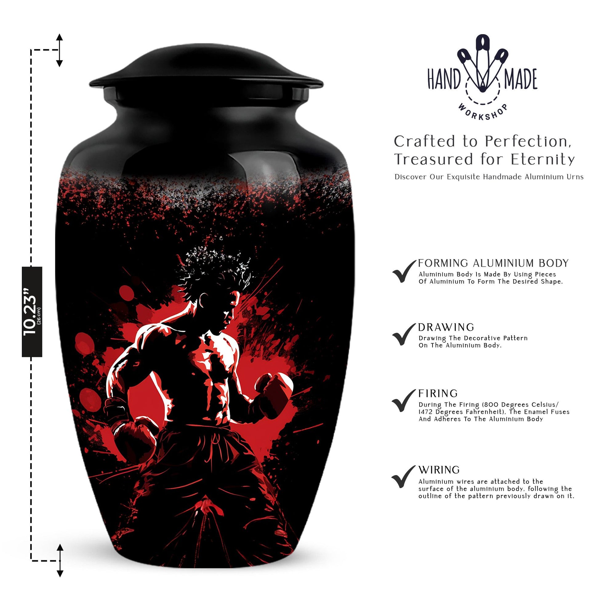 Boxing Cremation Container For Adult Human Ashes