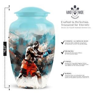 Boxing Memorial Cremation Urn For Adult Human Ashes