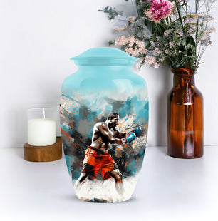 Boxing Memorial Cremation Urn For Adult Human Ashes