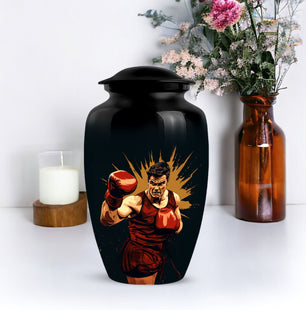 Unique Boxing Cremation Urn For Adult Human Ashes