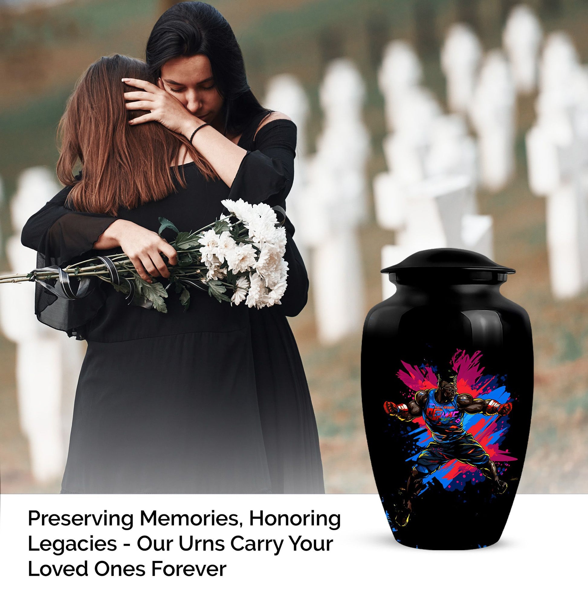 Boxing Cremation Urn For Cremated Human Ashes