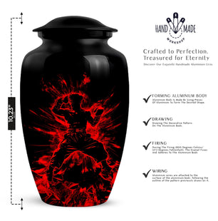 Powerful Boxing Cremation Urn For Adult Remains