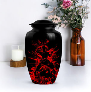 Powerful Boxing Cremation Urn For Adult Remains