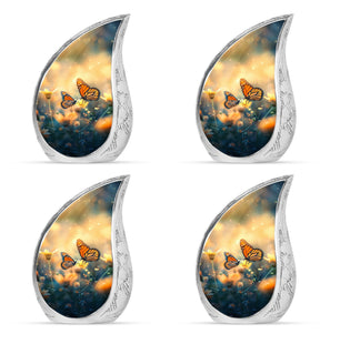 Butterfly  Small Urn Set of 4 Combo