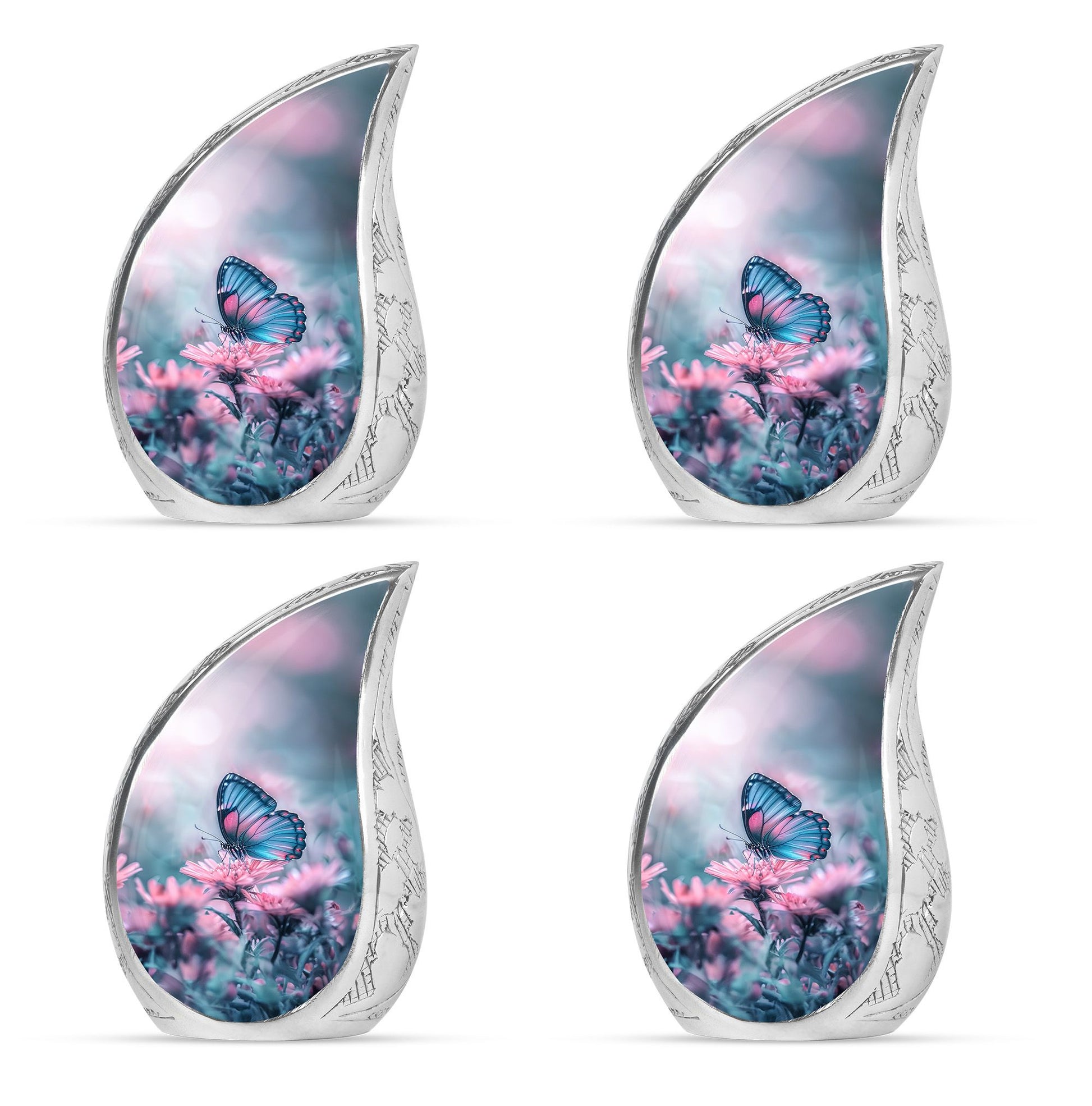 Butterfly  Small Urn Set of 4 Combo