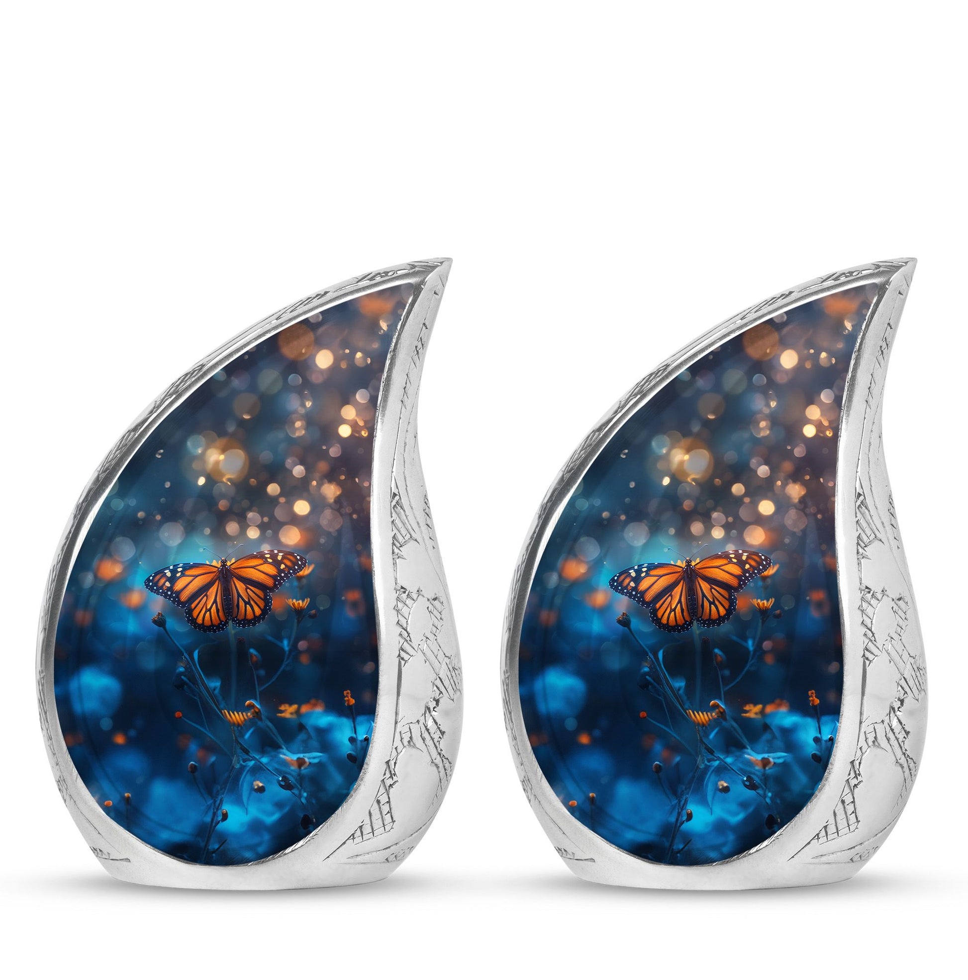 Butterfly  Small Urn Set of 2 Combo