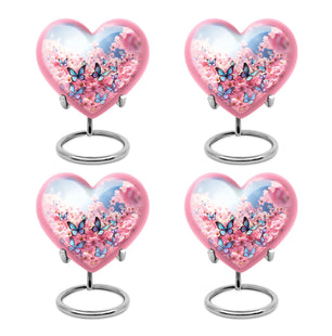 Butterfly Small Urn Set of 4 Combo