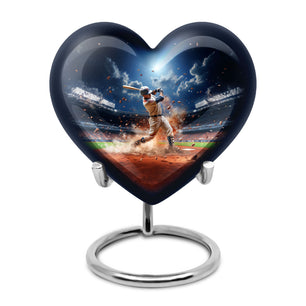 Baseball  Small Urn 3 Inch