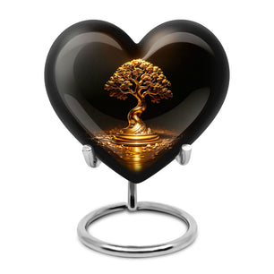 Golden Tree  Small Urn 3 Inch